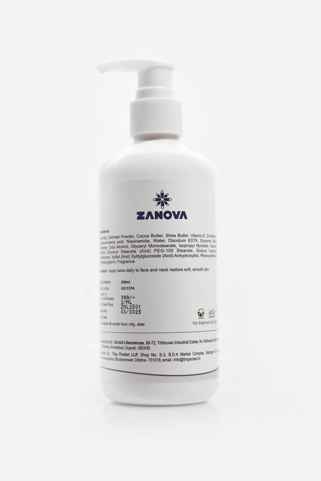 ZANOVA Moisturizing Lotion 200ml